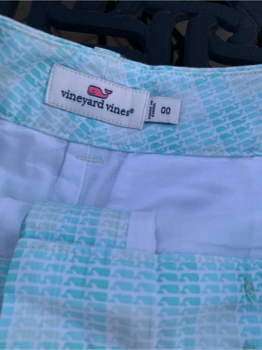 Vineyard Vines Gingham Dayboat Shorts size 00